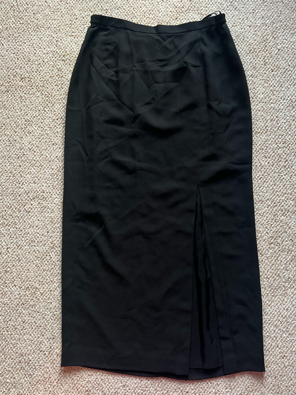 Adrianna Papell Occasions Womens Formal Maxi Skirt Slit Plus Size 16 Black